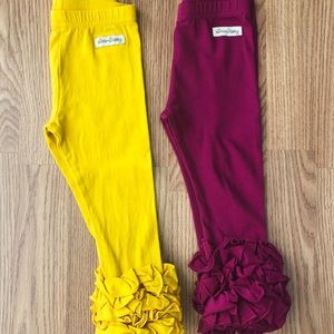 Sew Sassy Mustard and Plum Ruffles